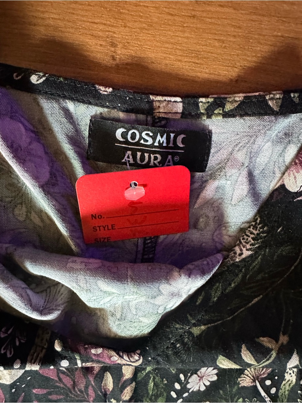 Hot Topic Cosmic Aura Dark Green & Purple Moon Mushroom Slip Dress - Picture 5 of 7